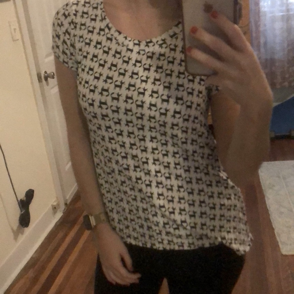 Black and White Cat shirt